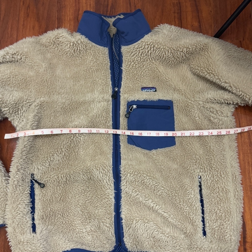 Patagonia Vintage Deep Pile Fleece Oatmeal Size XL - Picture 8 of 10